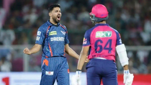 lucknow super giants vs rajasthan royals standings
