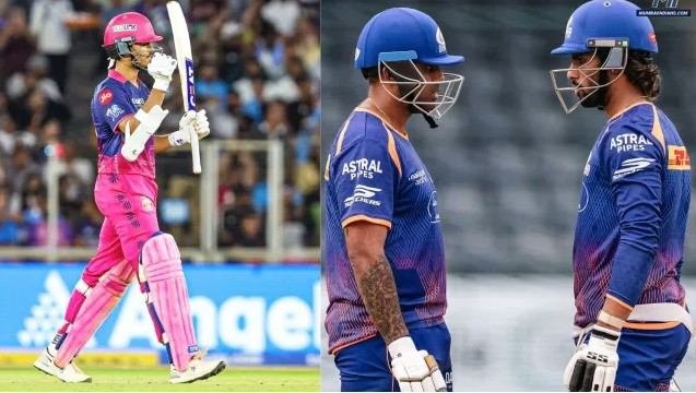 Rajasthan Royals vs Mumbai Indians Standings
