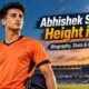 Abhishek Sharma Height in cm