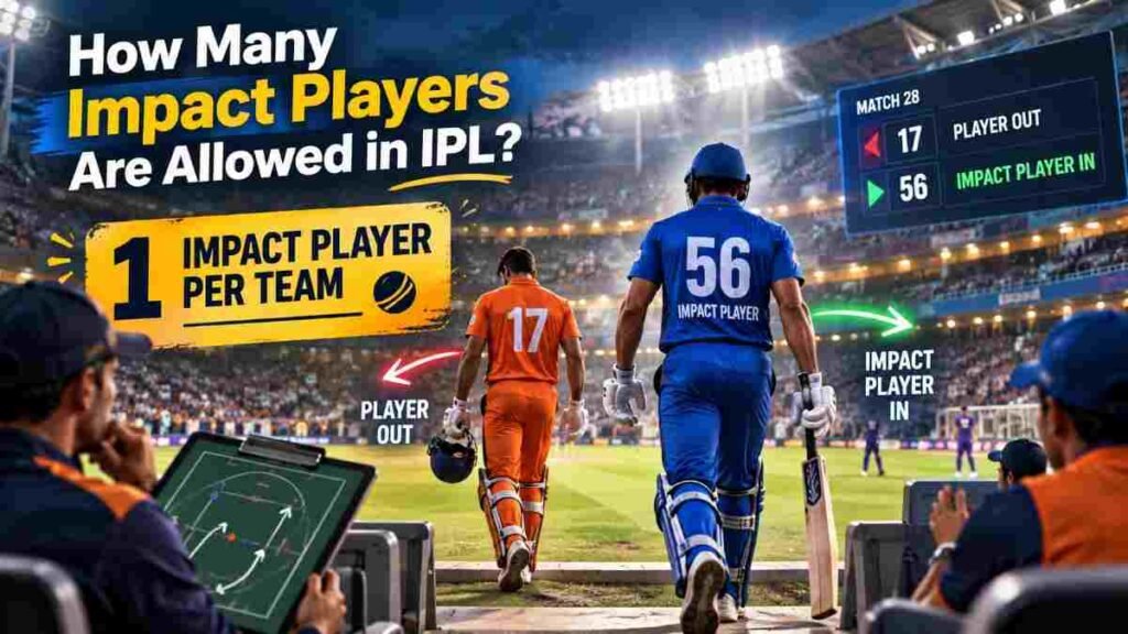 How Many Impact Players Are Allowed in IPL