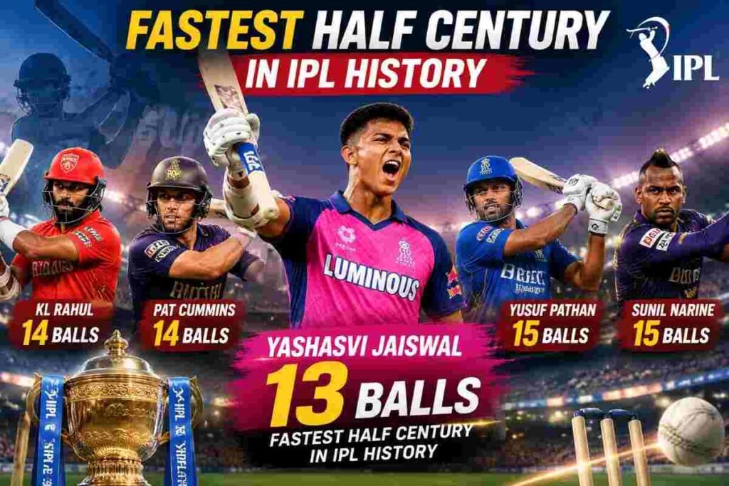 Fastest Half Century in IPL History