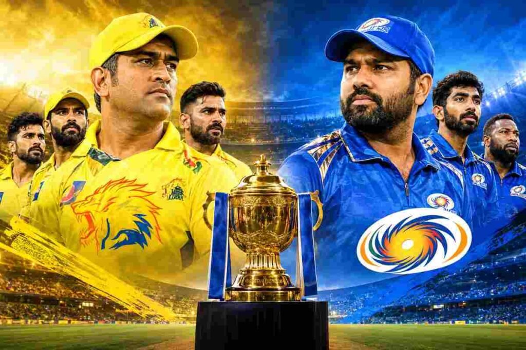 Chennai Super Kings vs Mumbai Indians Timeline