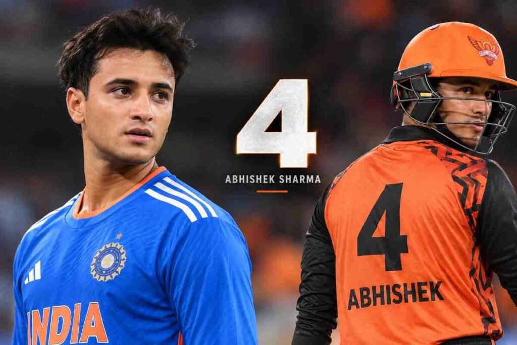 abhishek sharma jersey number