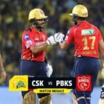 chennai super kings vs punjab kings match scorecard