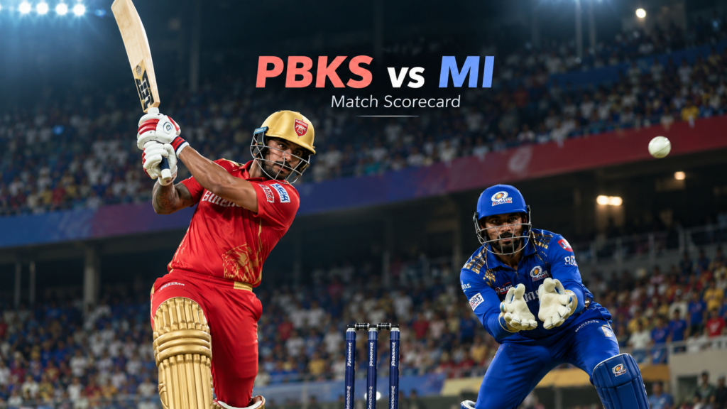 Punjab Kings vs Mumbai Indians Match Scorecard