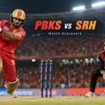 punjab kings vs sunrisers hyderabad match scorecard
