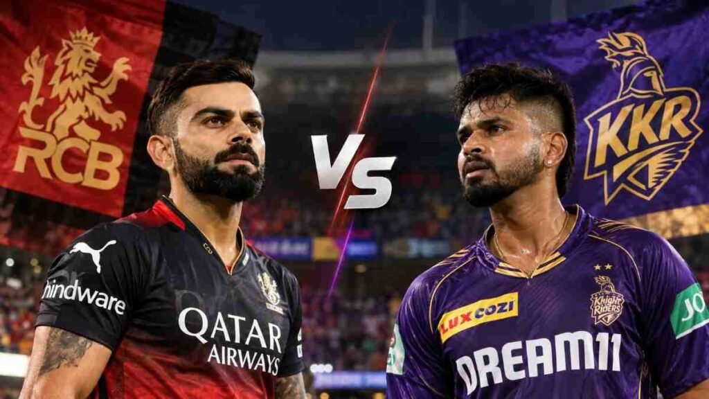Royal Challengers Bengaluru vs Kolkata Knight Riders Timeline