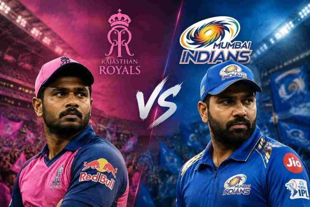 rajasthan royals vs mumbai indians timeline