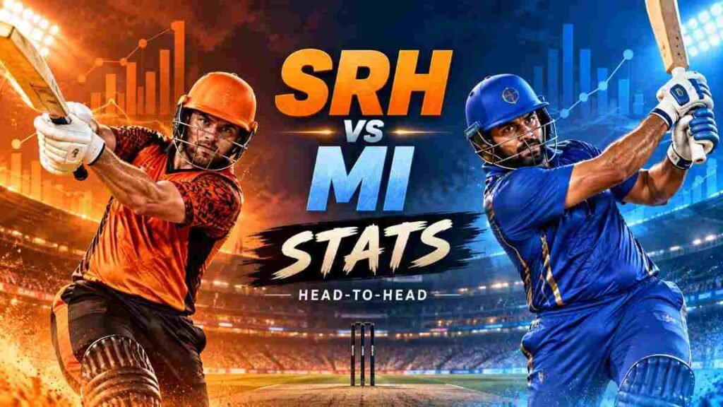 sunrisers hyderabad vs mumbai indians stats